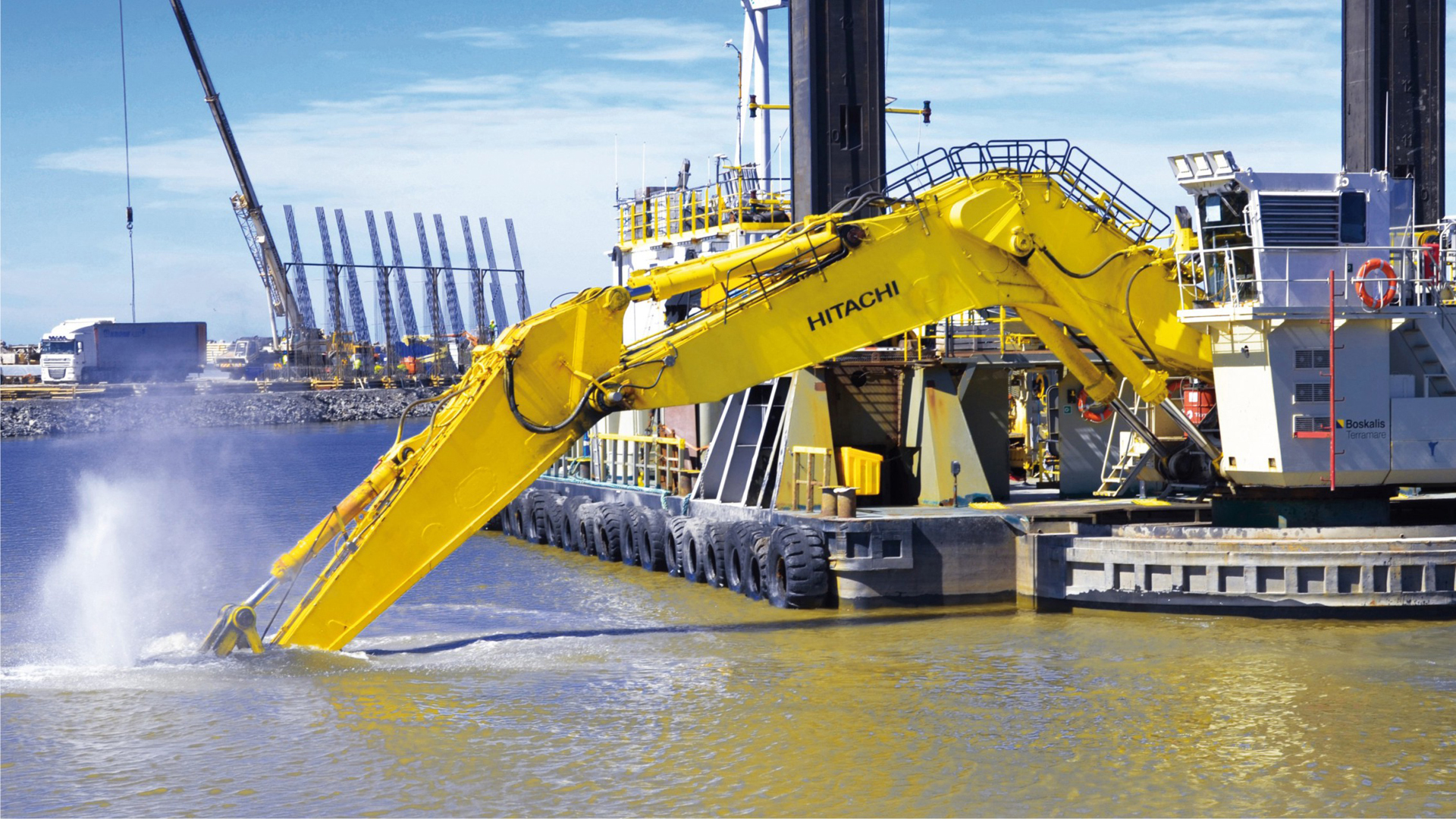 Dredger Attila operated by Terramare, part of Boskalis group